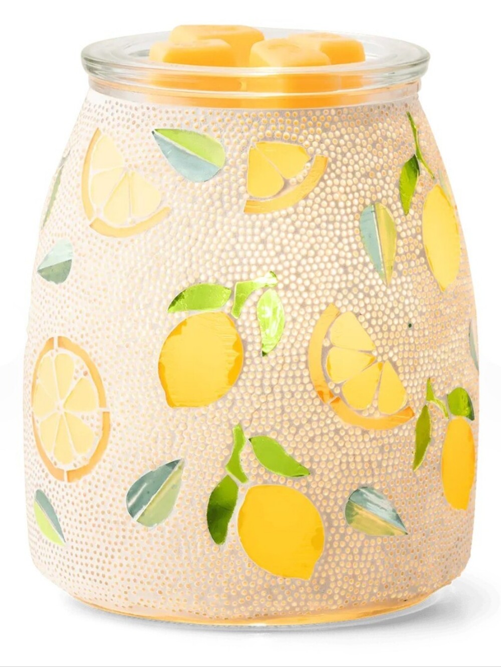 Scentsy Lemonly Yours Mosaic Wax Warmer